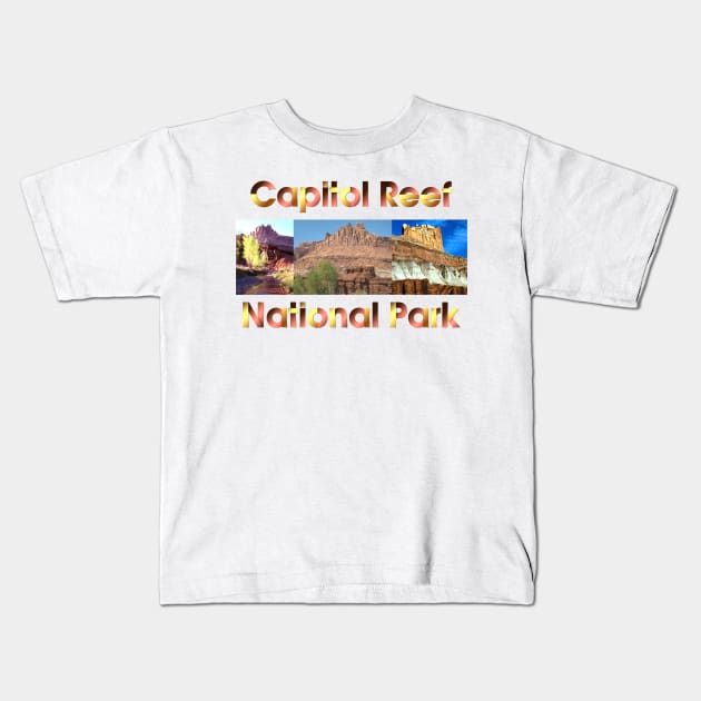 Capitol Reef National Park Kids T-Shirt by teepossible